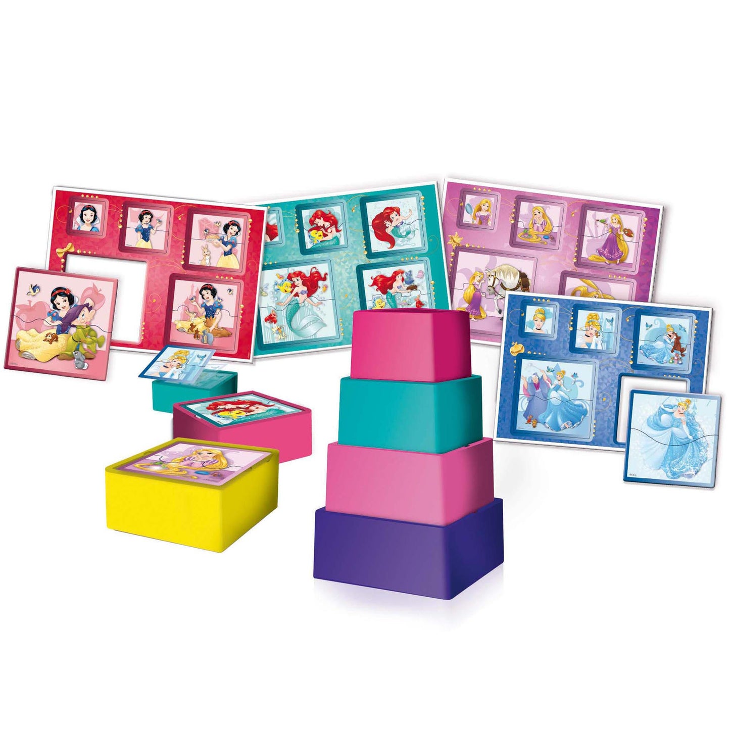 Lisciani - 2in1 Princess Activity Cubes