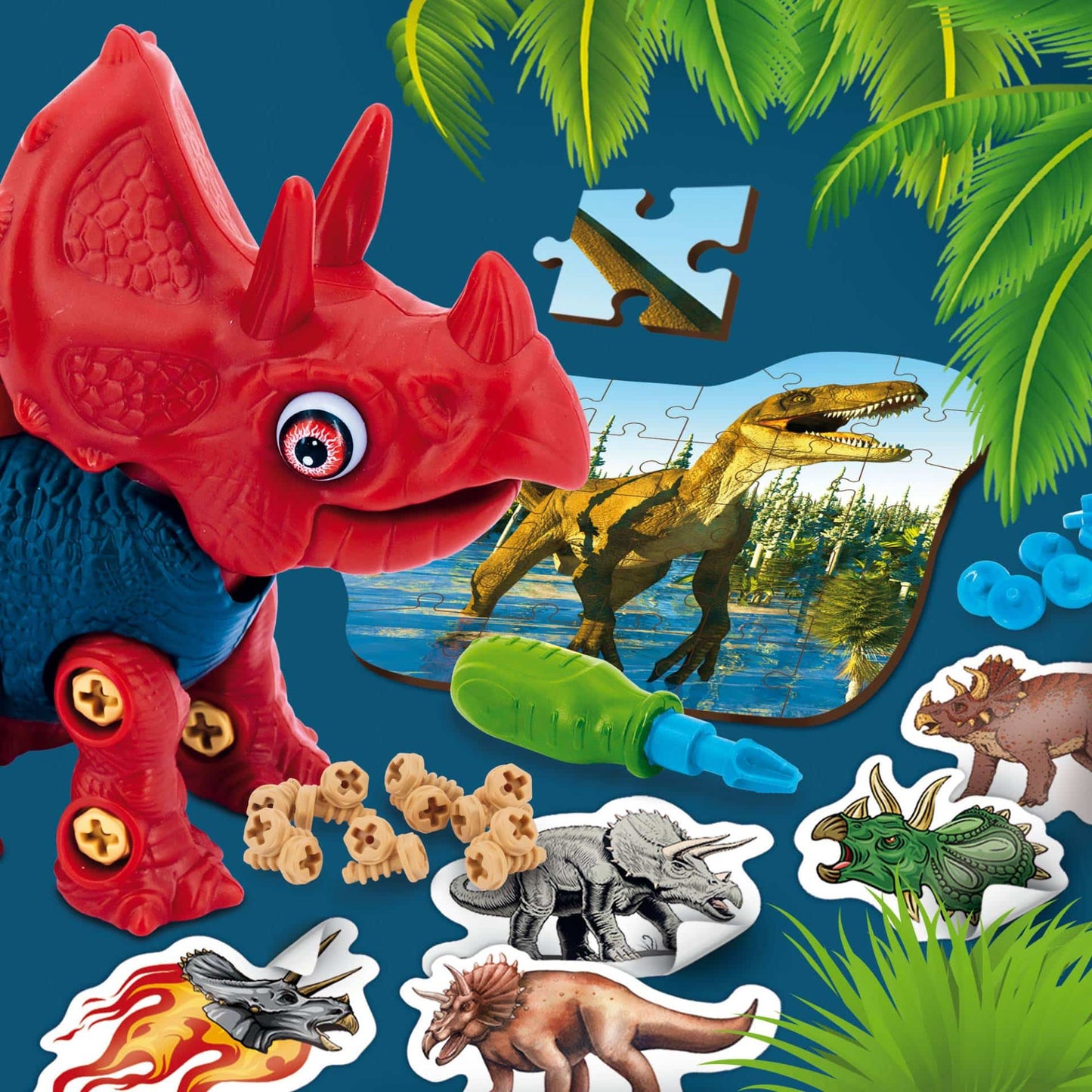 Lisciani Giochi - I'm A Genius Dino Stem Triceratops