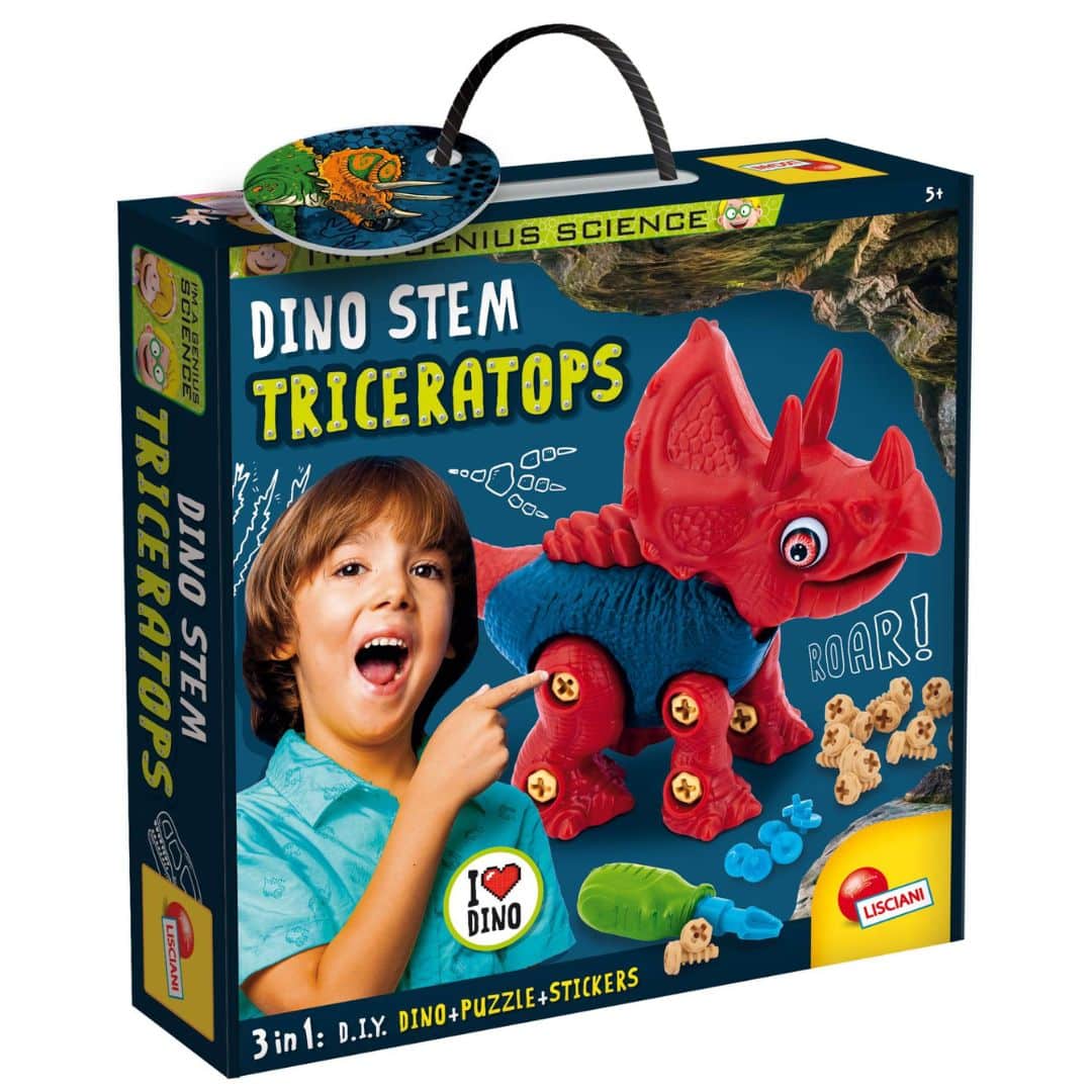 Lisciani Giochi - I'm A Genius Dino Stem Triceratops