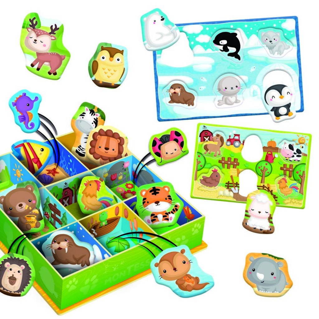 Lisciani Montessori Baby - Happy Animals