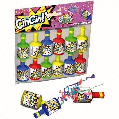 Party Poppers x12pcs