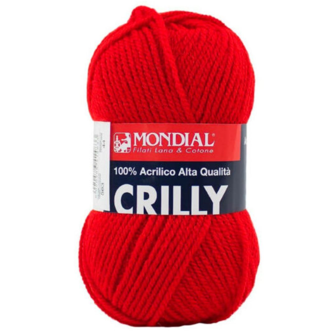 Mondial Crilly 100% Acrylic Wool - Red