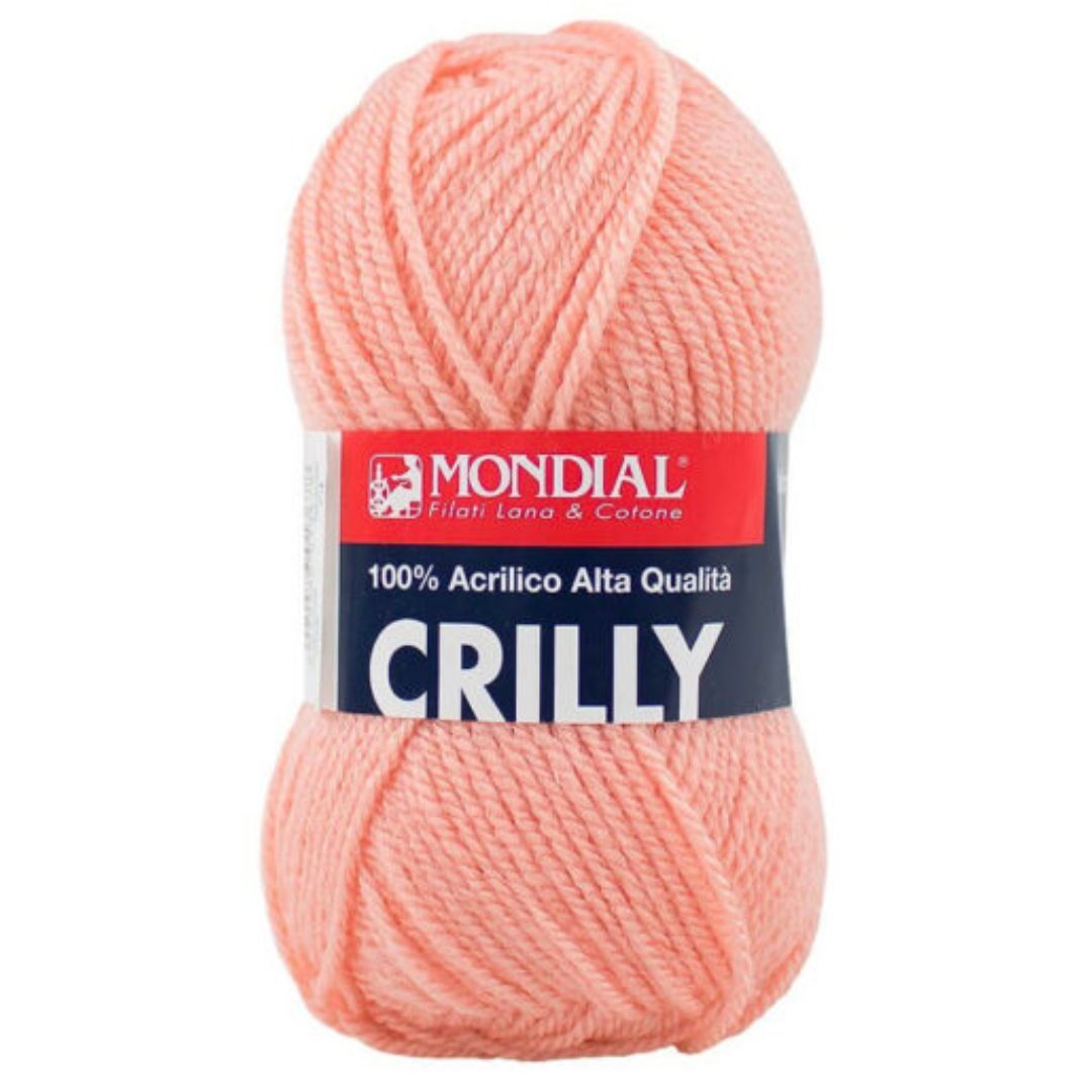 Mondial Crilly 100% Acrylic Wool - Pastel Peach