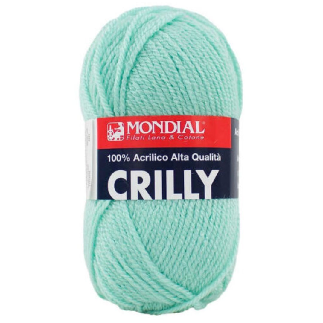 Mondial Crilly 100% Acrylic Wool - Pastel Green