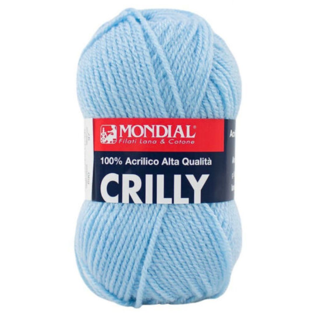 Mondial Crilly 100% Acrylic Wool - Sky Blue