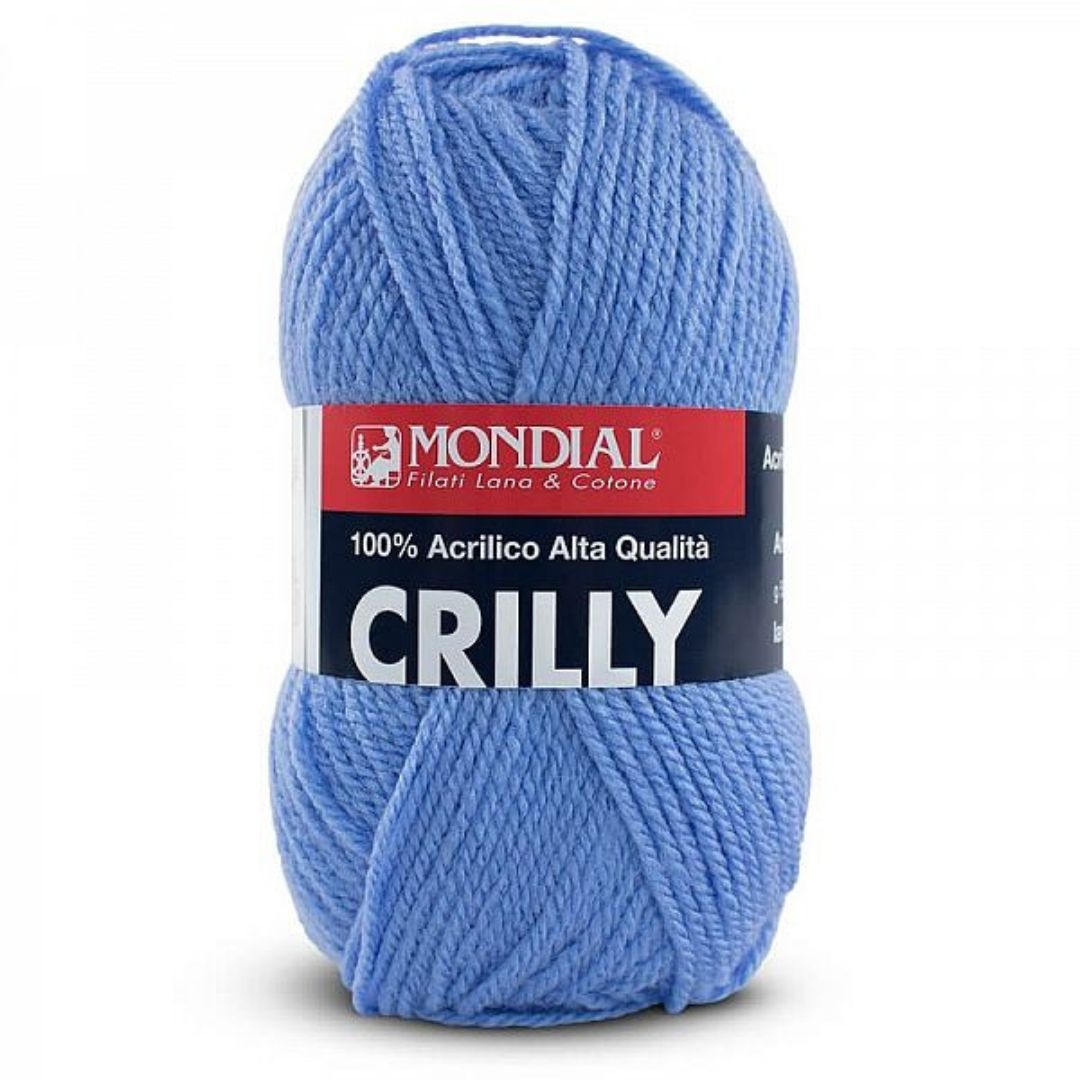 Mondial Crilly 100% Acrylic Wool - Cornflower Blue