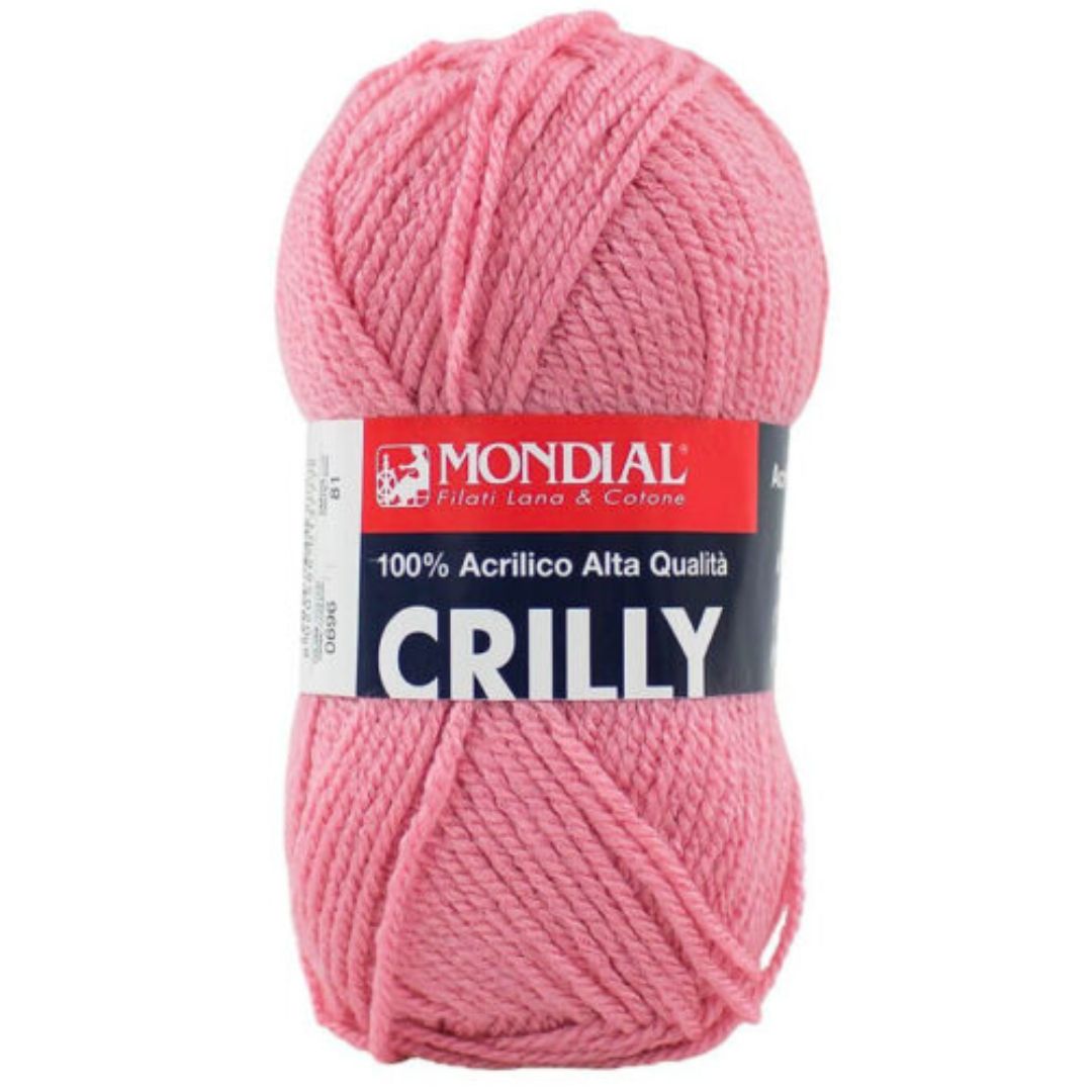 Mondial Crilly 100% Acrylic Wool - Pink Peony