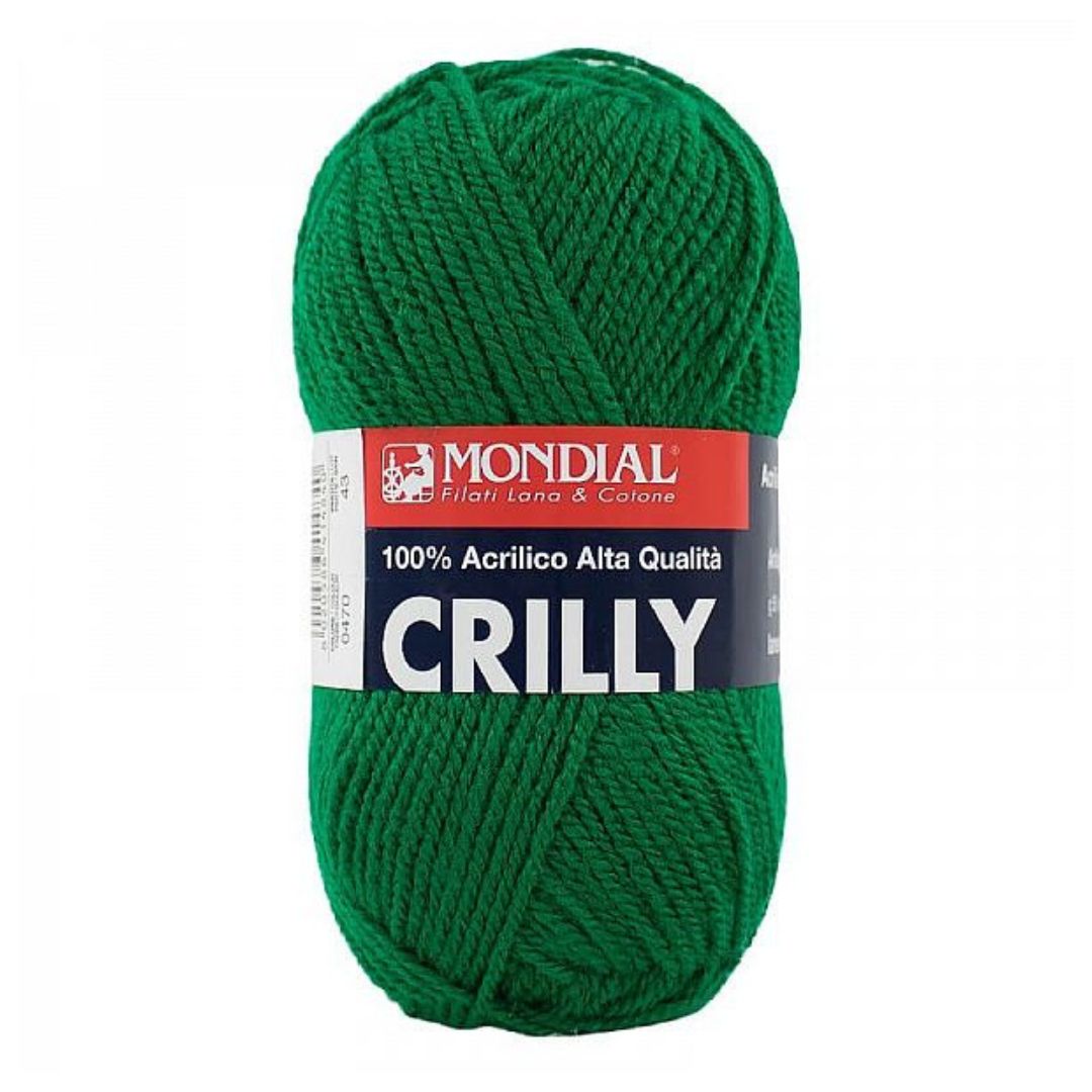 Mondial Crilly 100% Acrylic Wool - Green