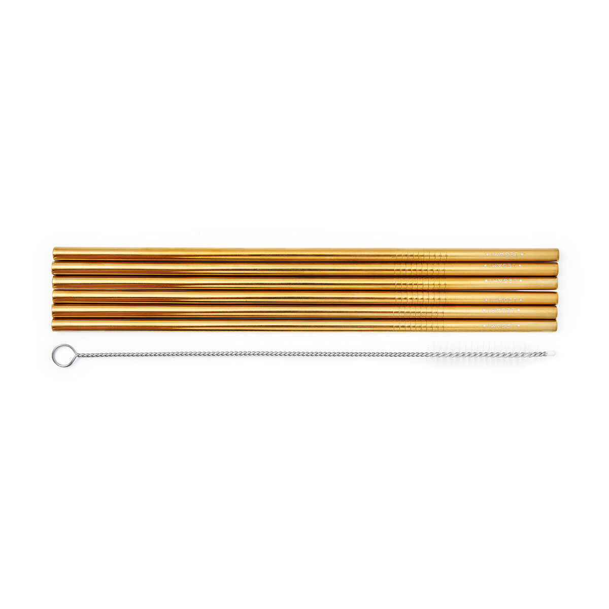 Legami Set of 6 Stainless Steel Straws