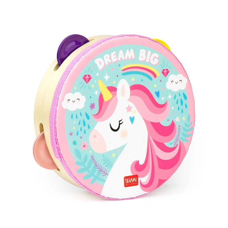 Legami Unicorn Tambourine - Shake it Up!