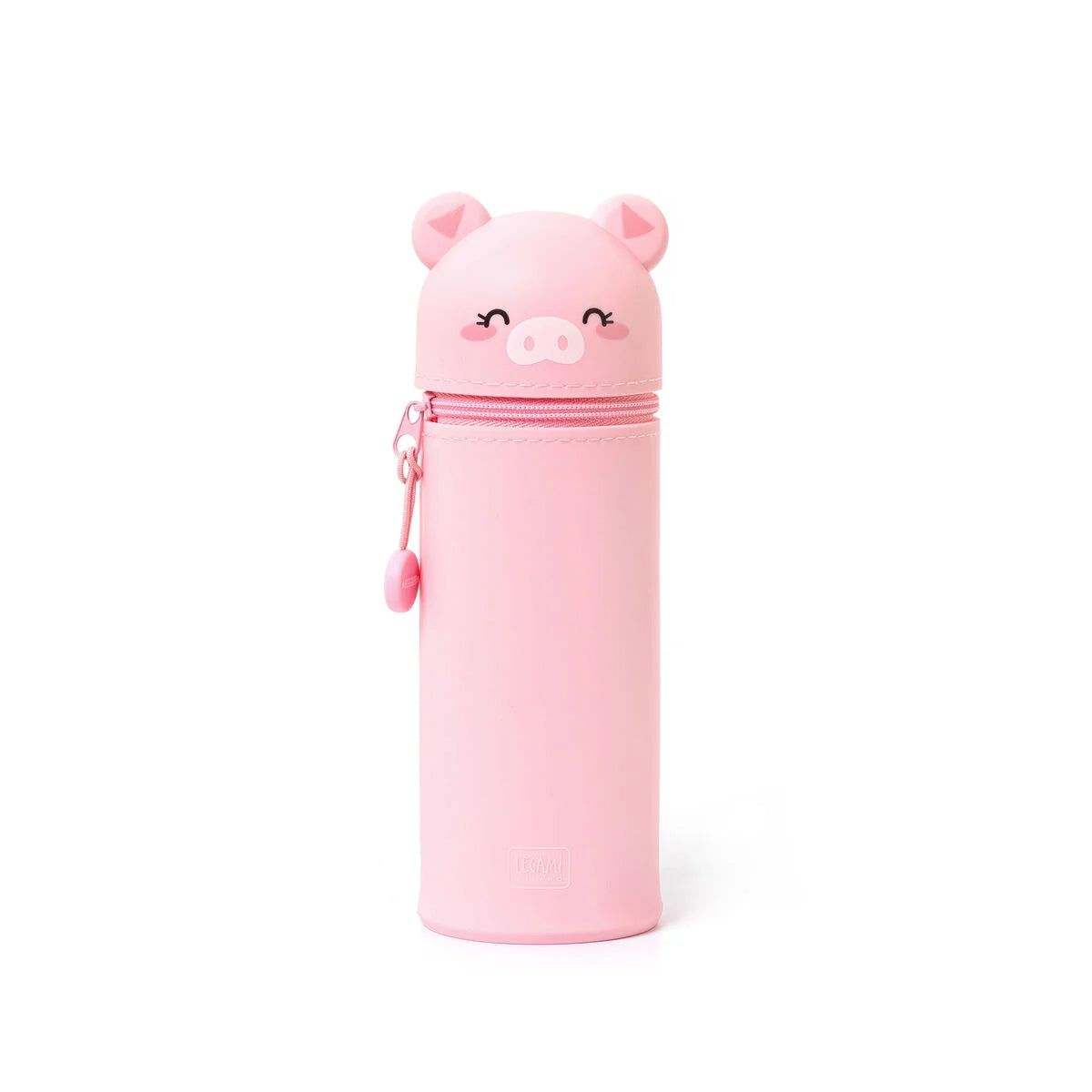 Legami Kawaii 2 in 1 Soft Silicone Pencil Case - Piggy