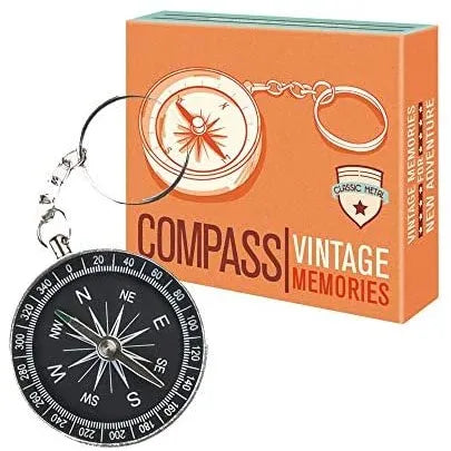 Legami Vintage Compass Keyring 45mm