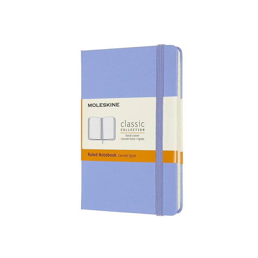 Moleskine Pocket Ruled Notebook - Hard Cover, Hydrangea Blue