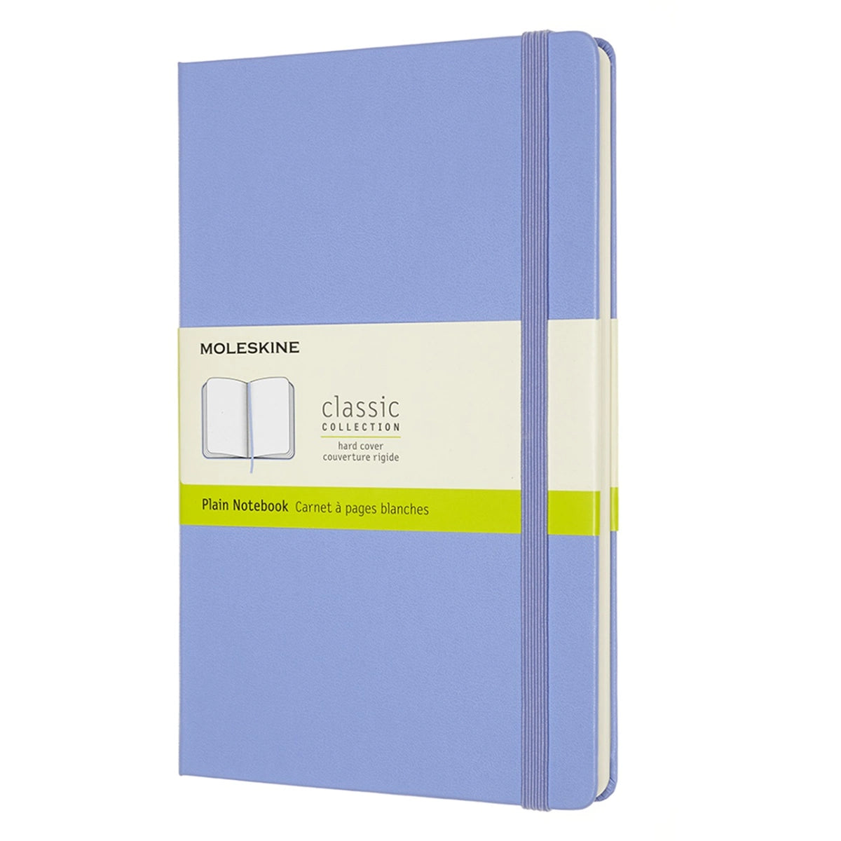 Moleskine Pocket Plain Notebook - Hard Cover, Hydrangea Blue