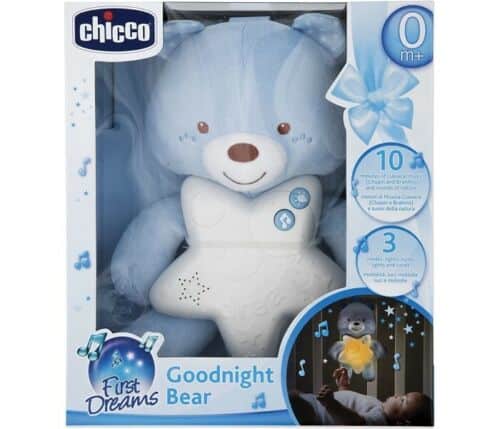 Chicco - First Dreams Goodnight Bear Nightlight, Blue