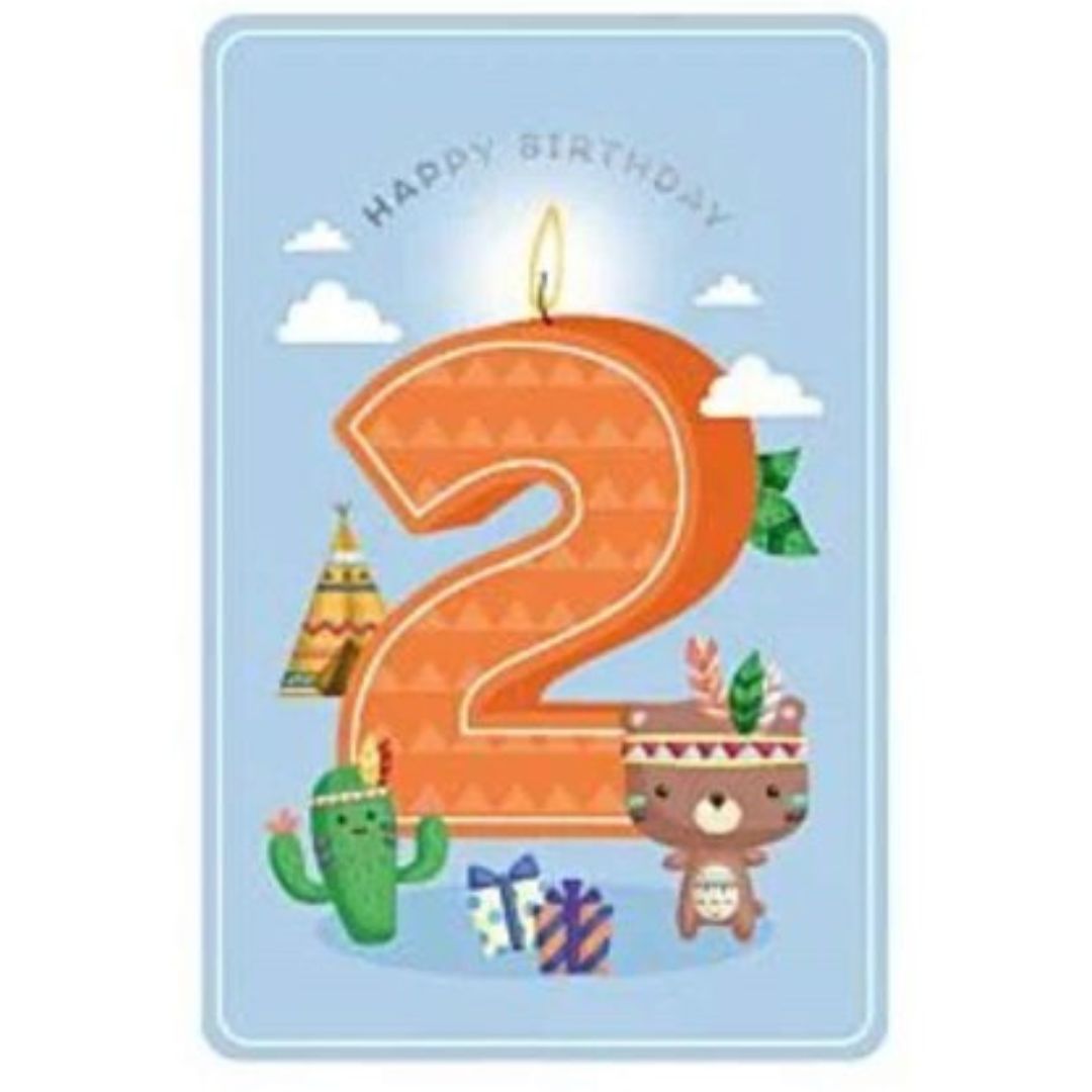 Happy Birthday 2' Greeting Card