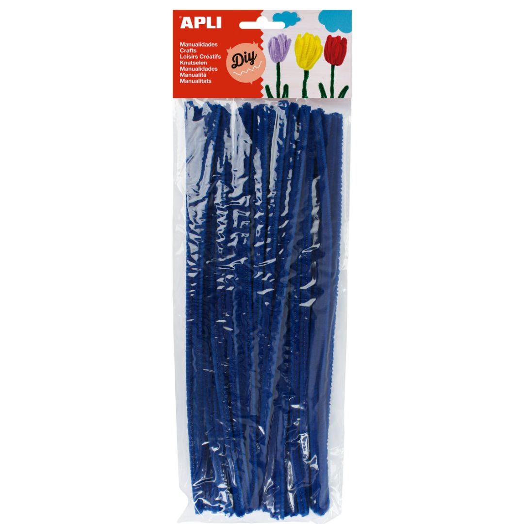 Apli 30cm Pipe Cleaners x50 - Blue