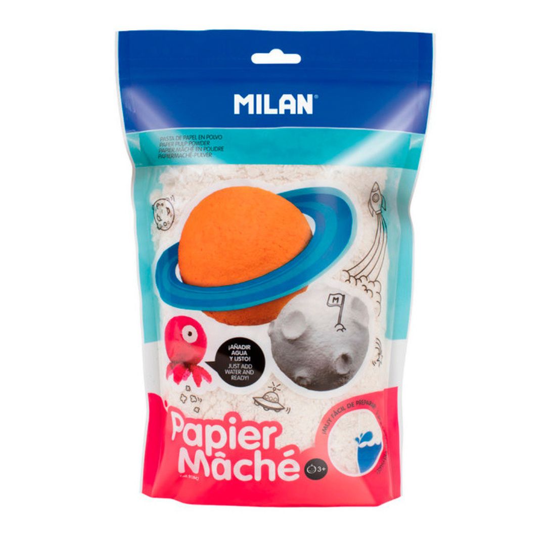 Milan Paper Mache White Powder 200G Bag