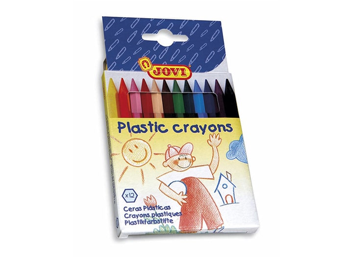 Jovi Hexagonal Plastic Crayons x 12