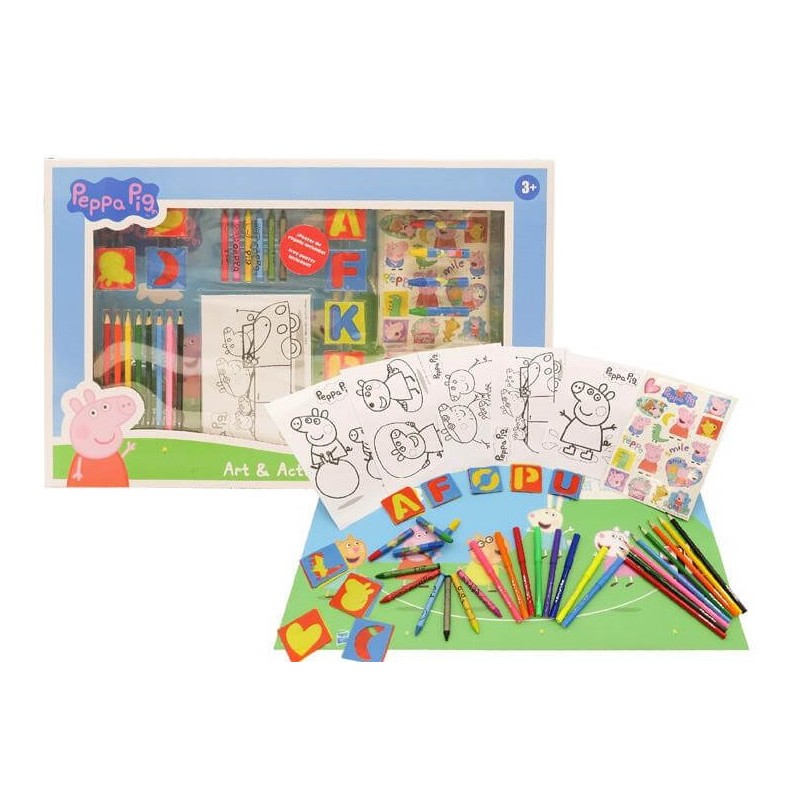 Peppa Pig Multi-Activity Coloring Box (67 pcs)