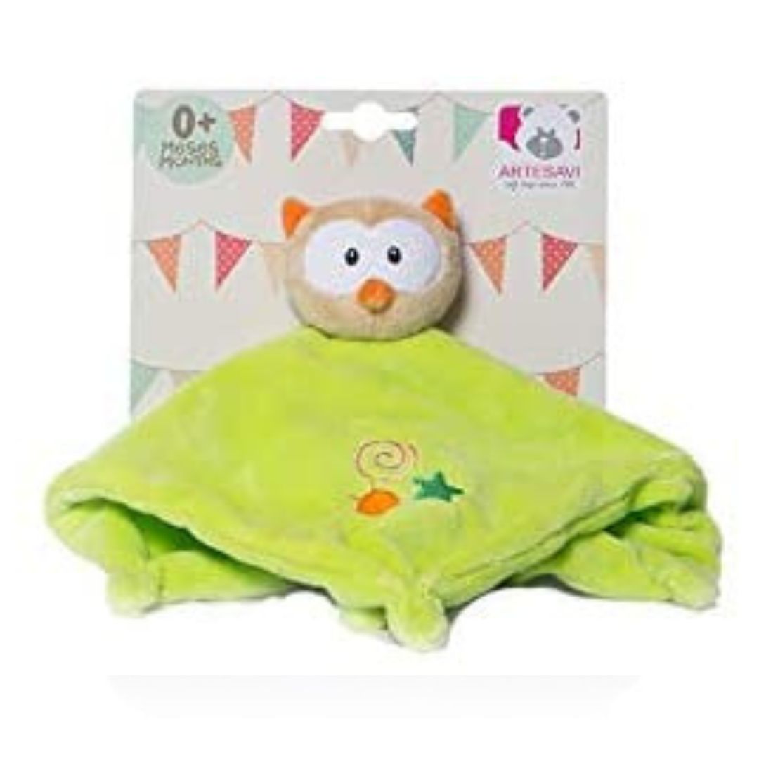 ARTESAVI DOUDOU BABY OWL 26 CM GREEN