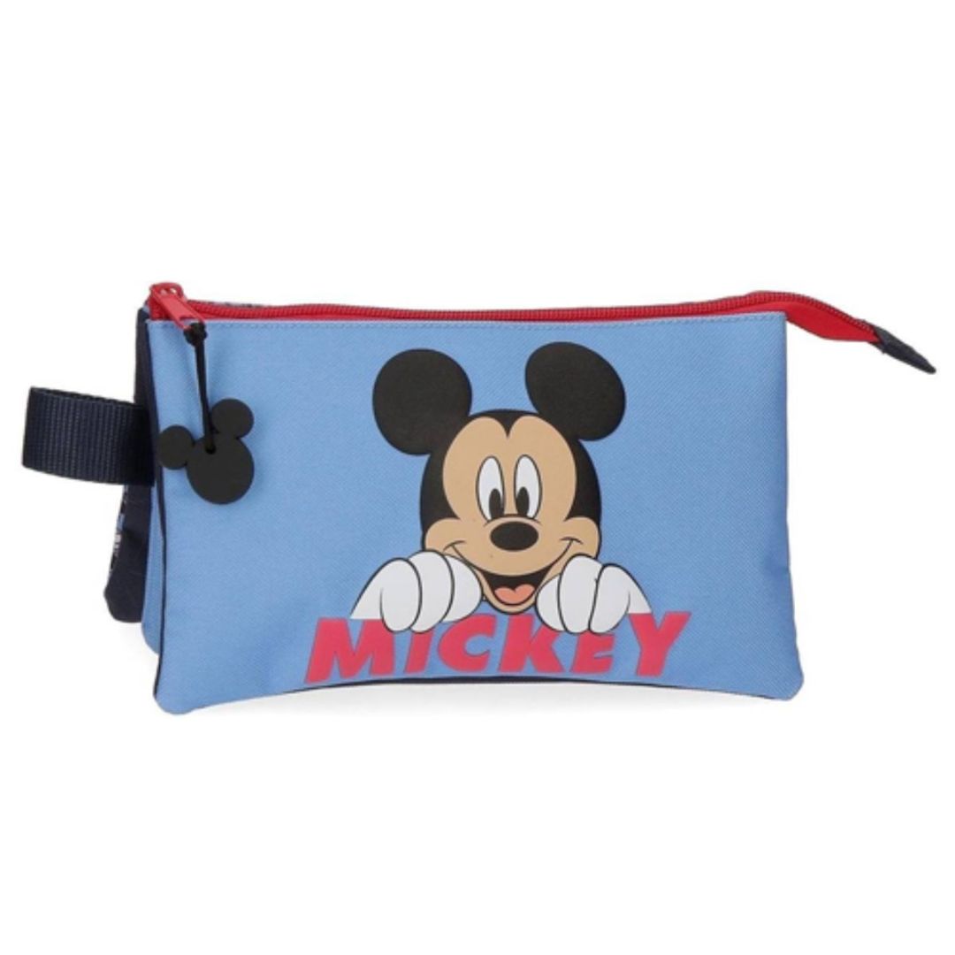 Mickey Mouse Moods Pencil Case With 3 Compartments