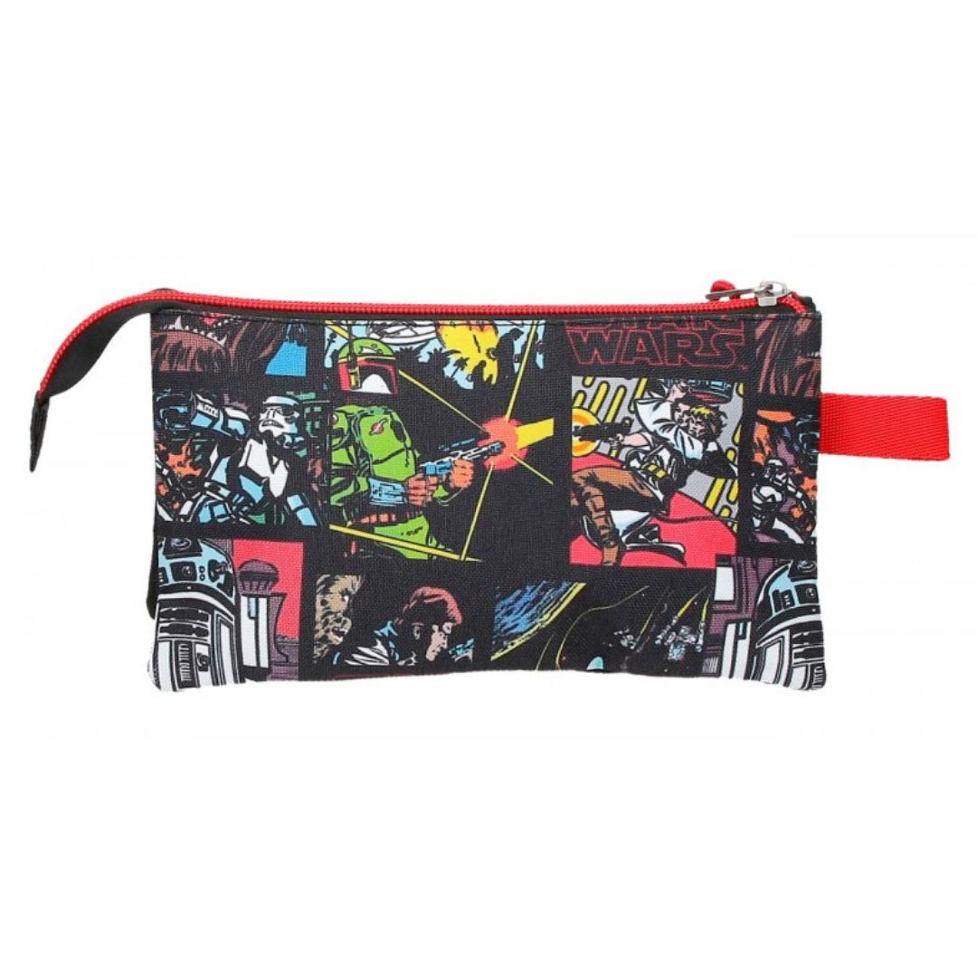 Star Wars Pencil Case 3 Compartments