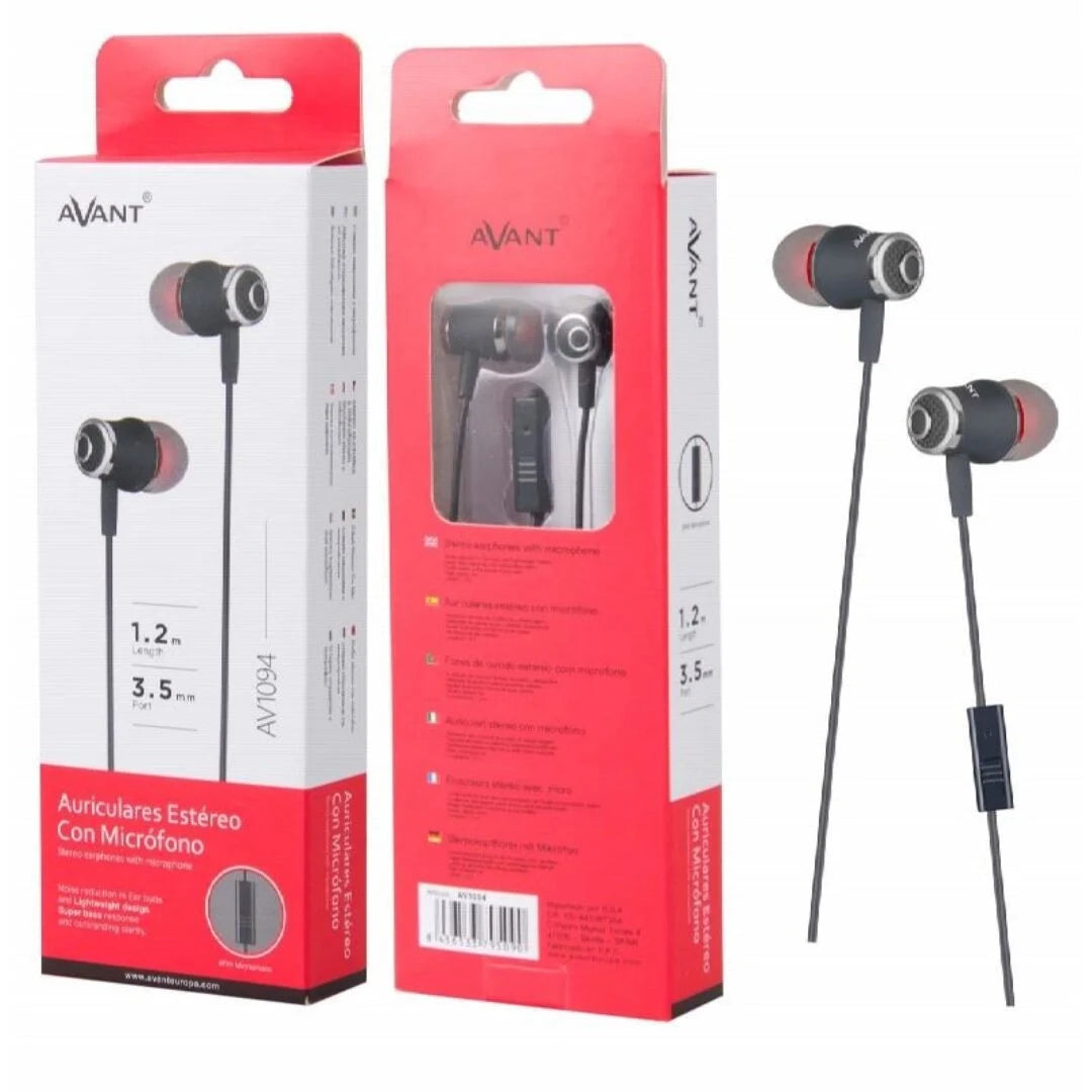 Avant Wired Earphones + Microphone