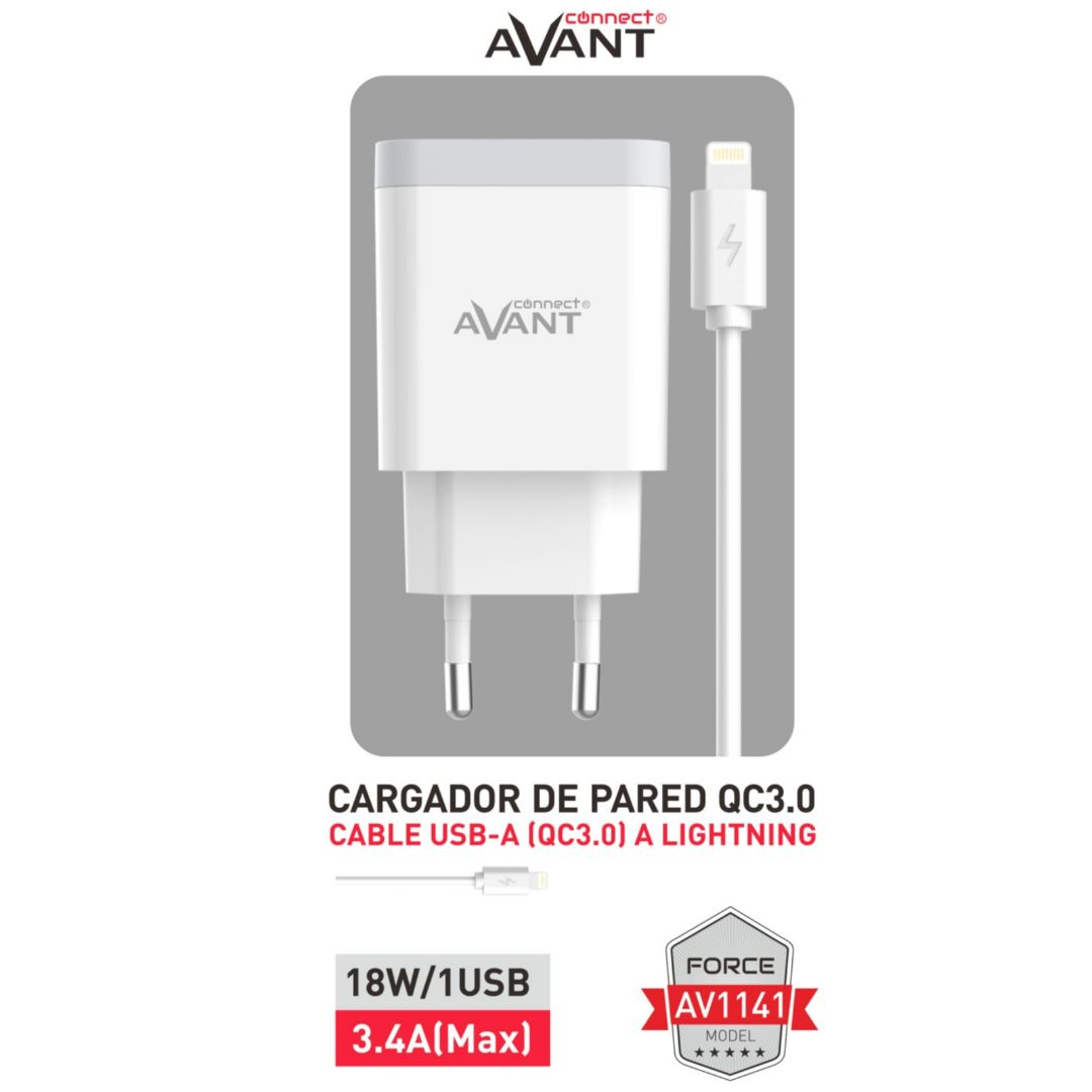 Avant Charger + USB & A lightning