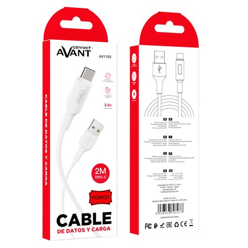 Avant Usb A Type C Cable 2m 3a - Fast Charge - Force Edition