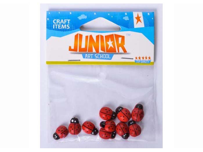 Statovac Craft Ladybugs 13mm x10pcs