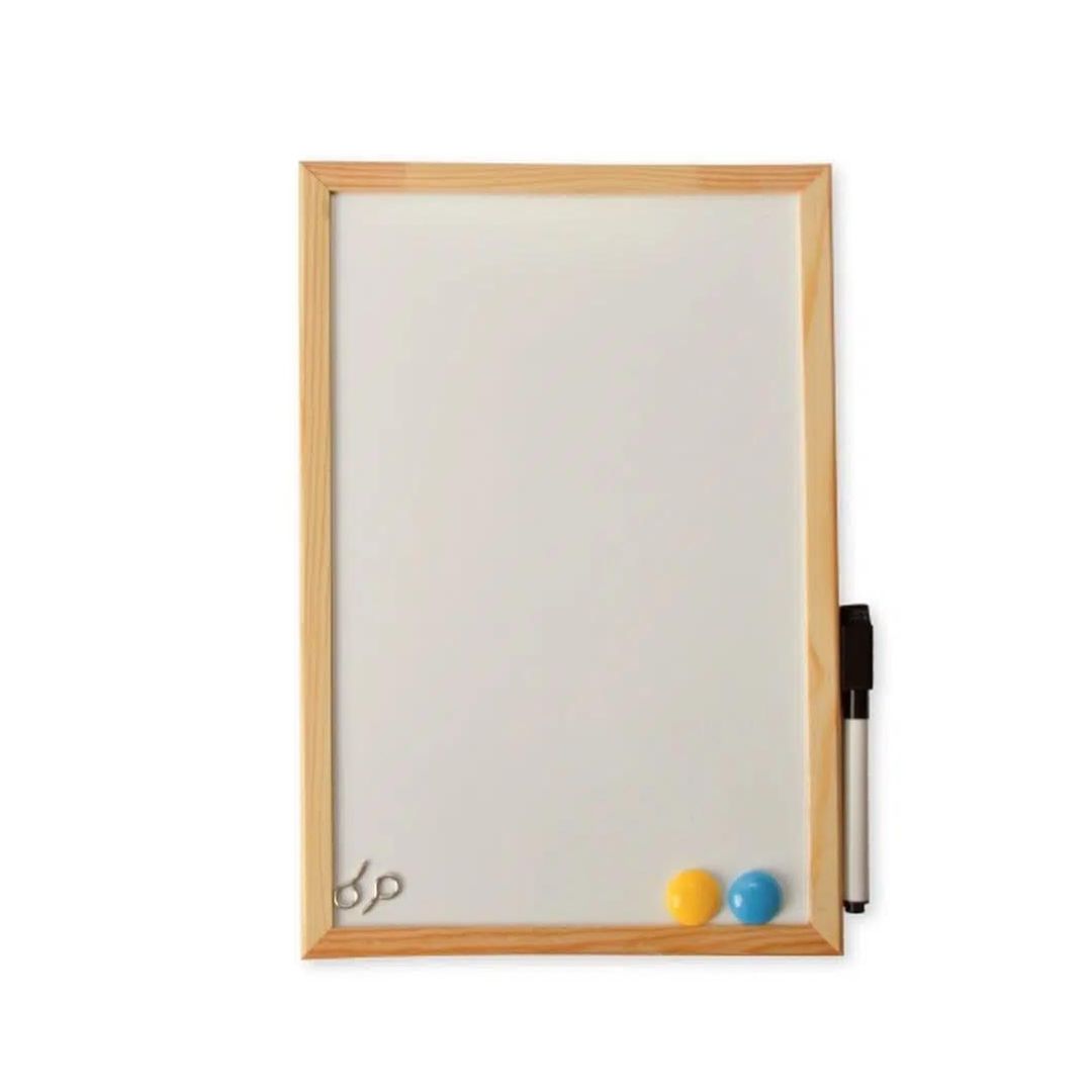 40 x 60 cm - Statovac White Board - Wooden Frame