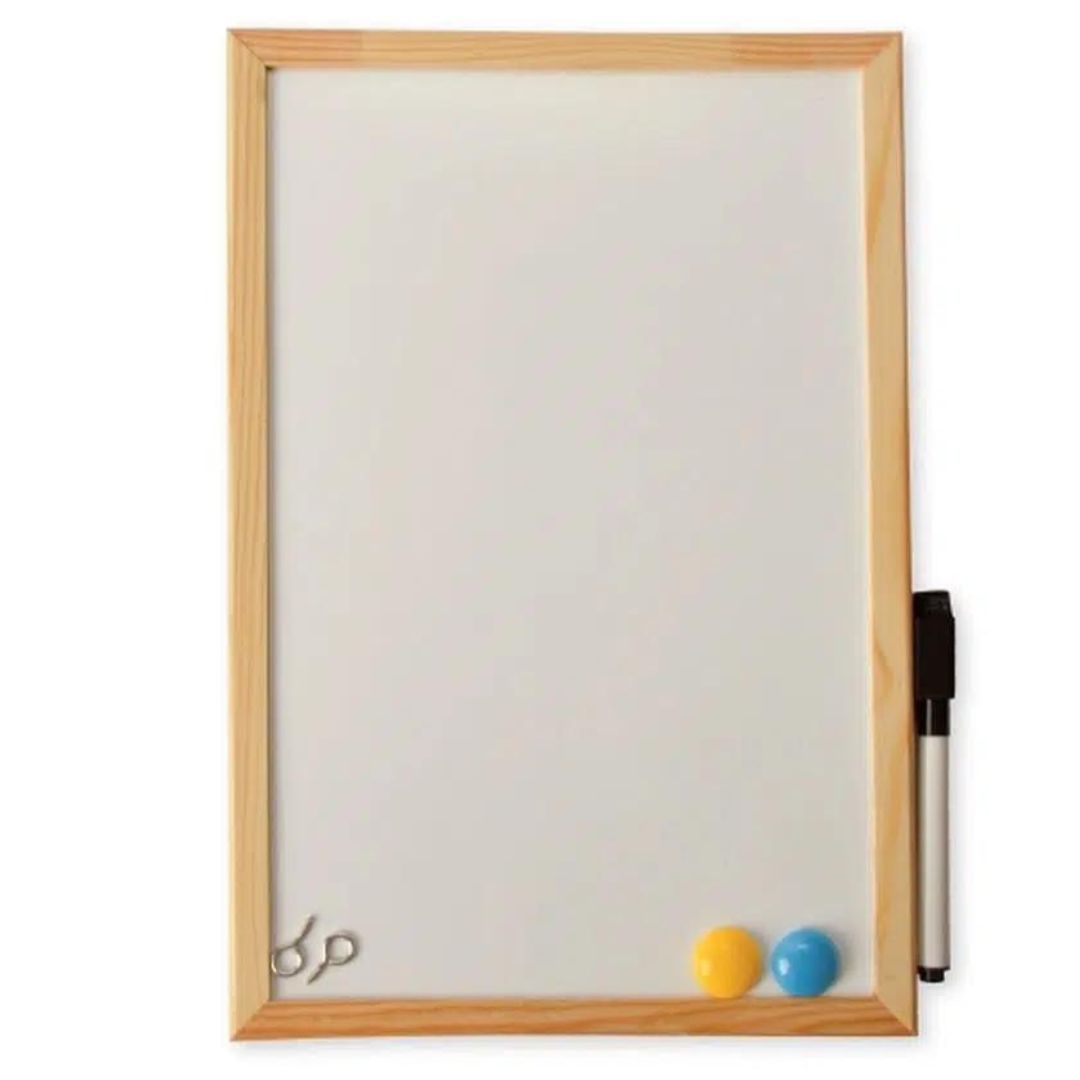 60 x 90 cm - Statovac White board - Wooden Frame