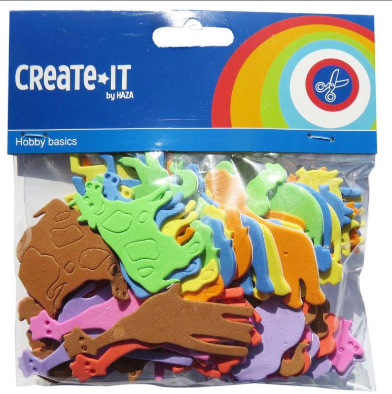 Create-it Adhesive Foam Farm Animals