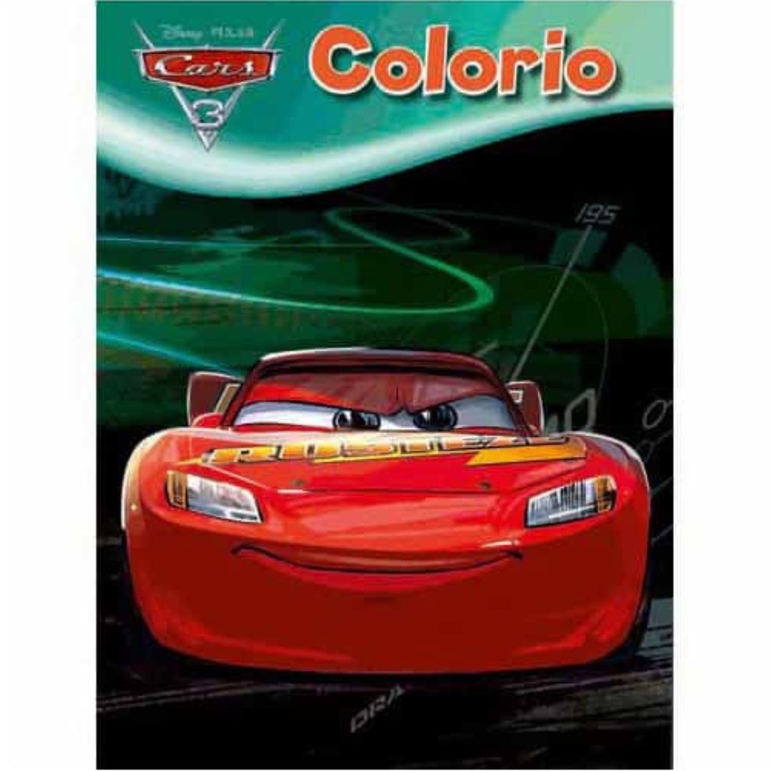 Colorio Colouring Book - Disney Pixar Cars 3