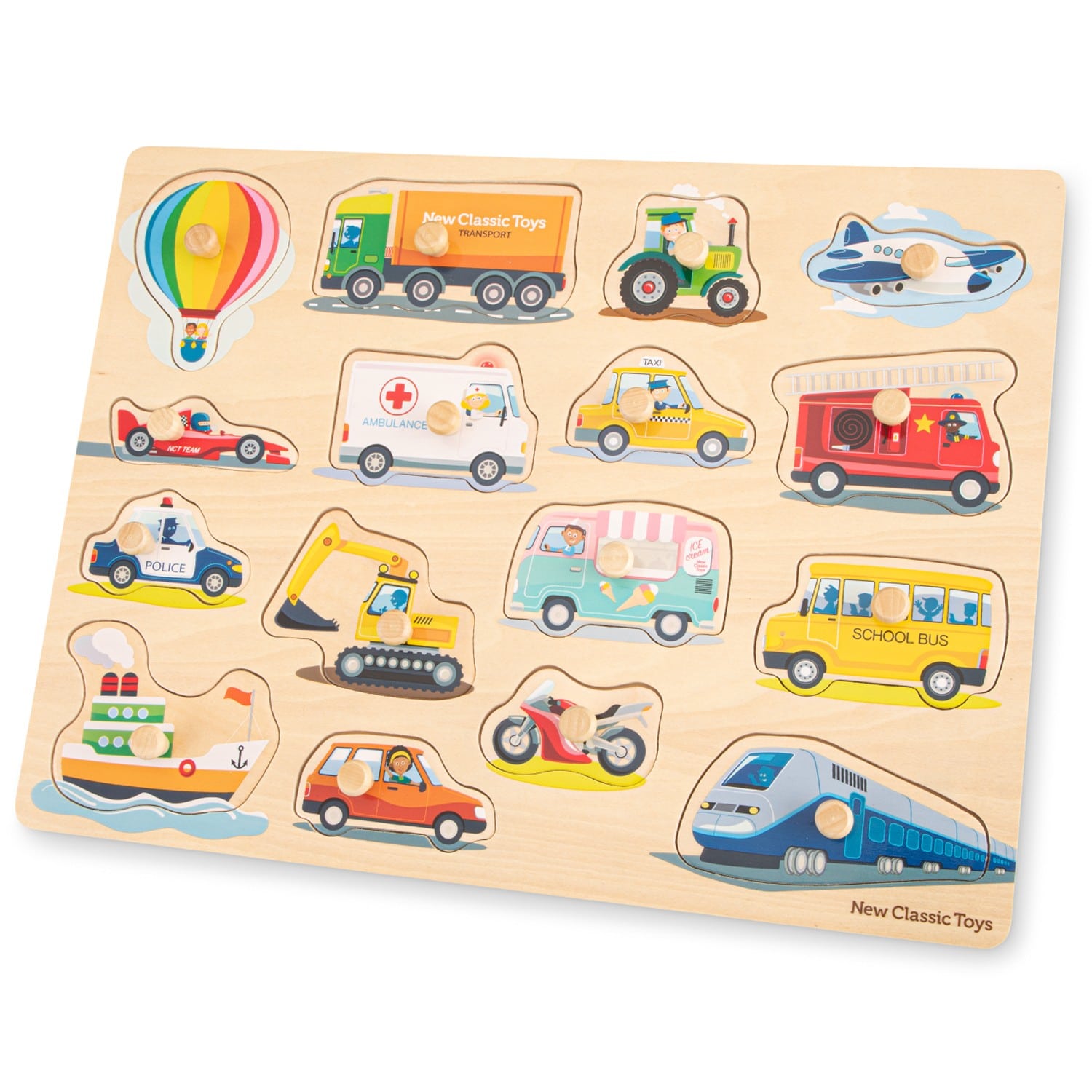 Transport Peg Puzzle