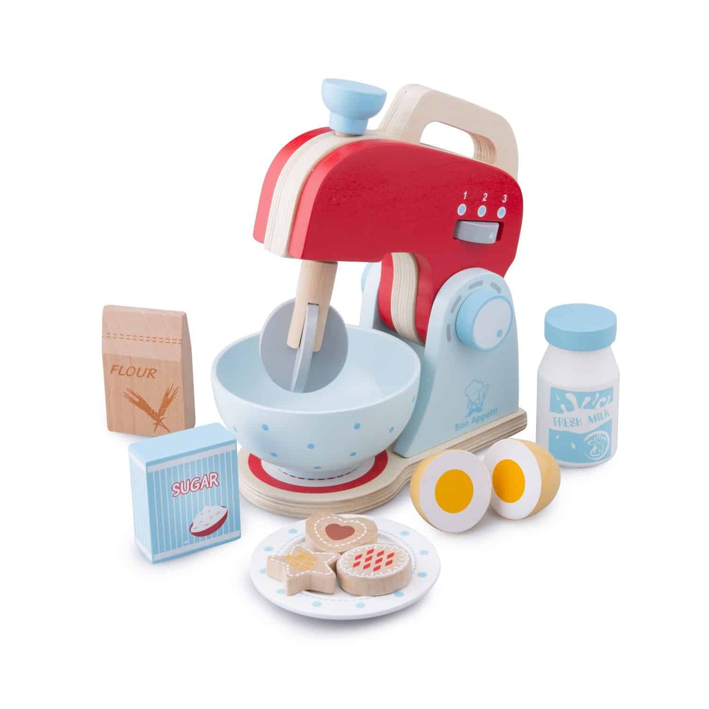 New Classic Toys - Mixer Set, Red