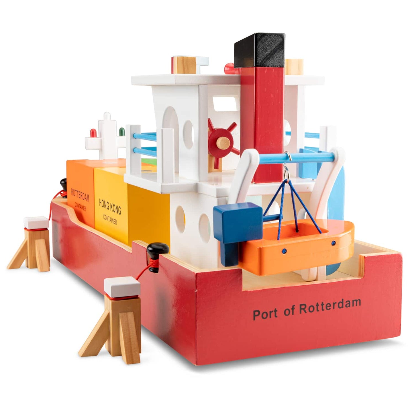 New Classic Toys - Container Ship with 4 containers