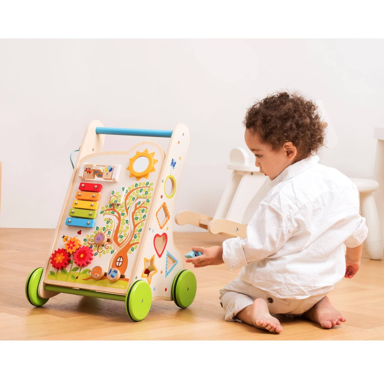 New Classic Toys - Wooden Activity Walker