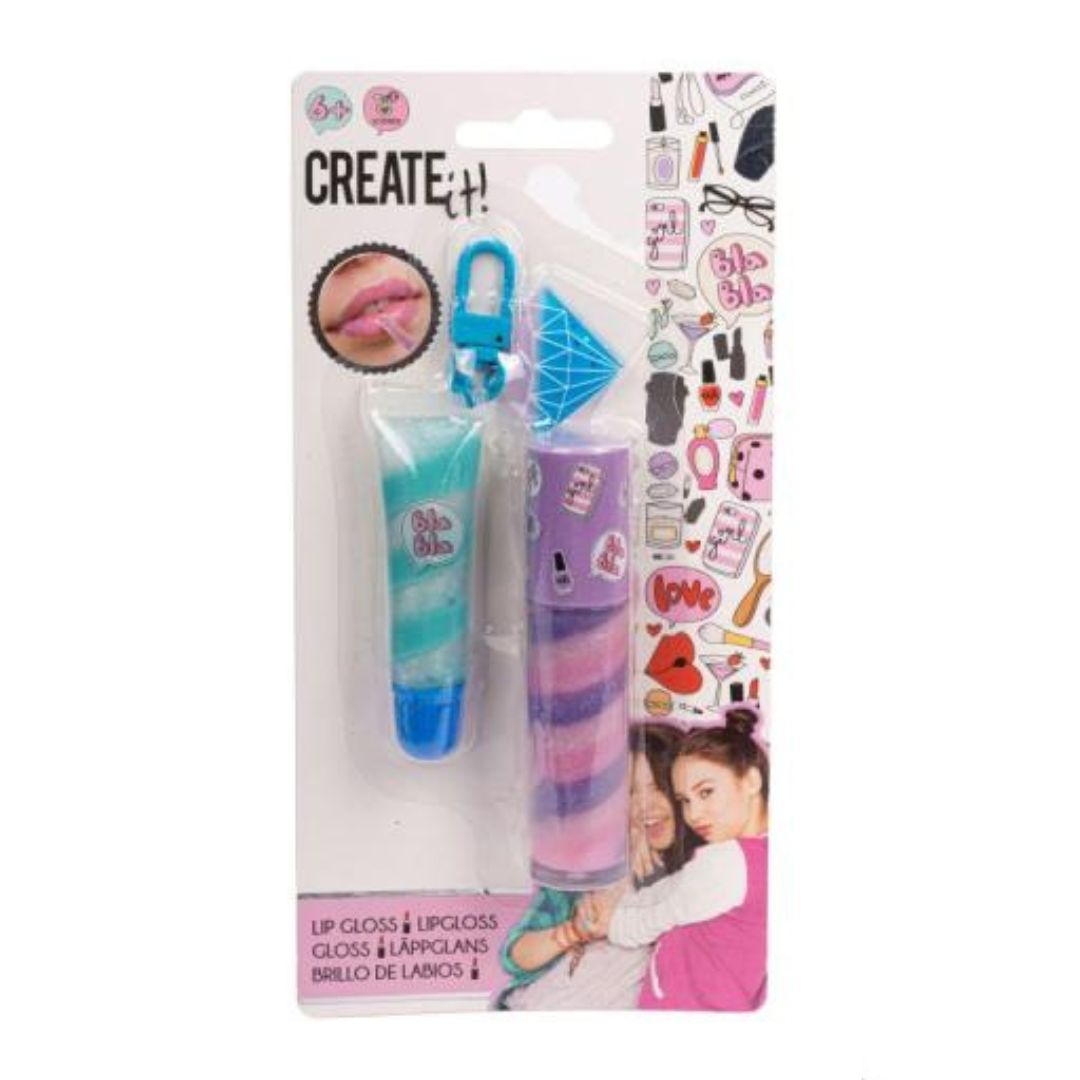 Create it! Double Swirl Lip Gloss Keychain