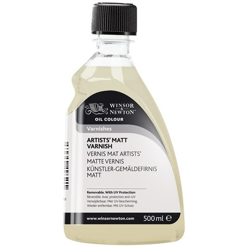 W & N Artists Matt Varnish 500ml