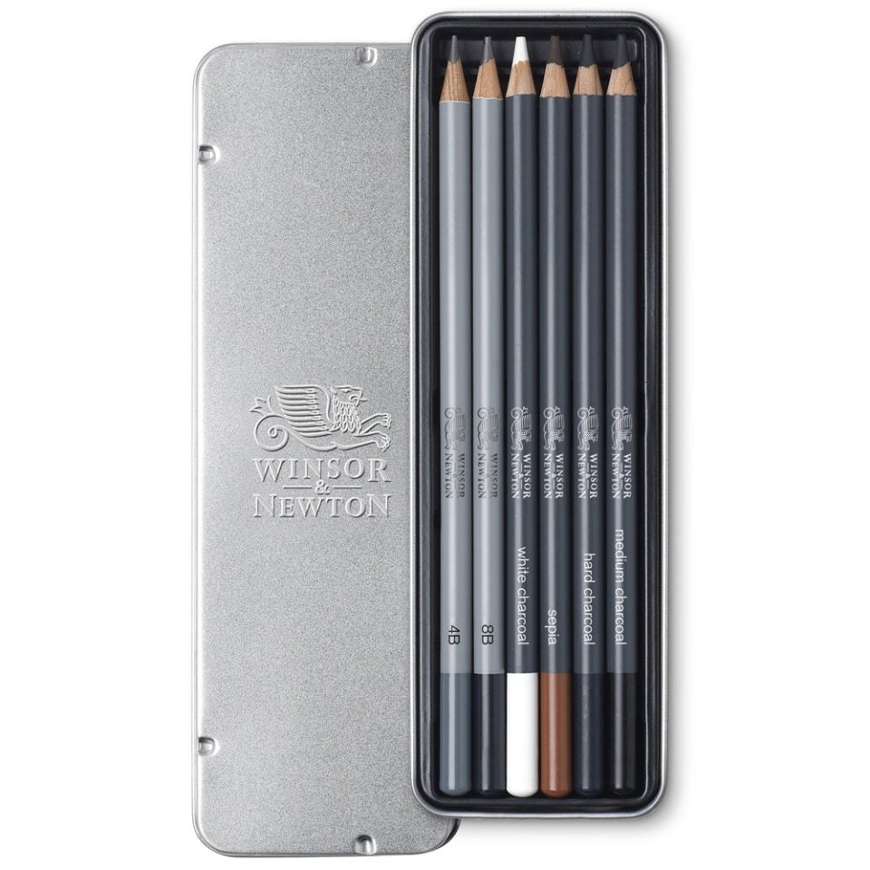 W & N Studio Collection Sketching Pencil x6