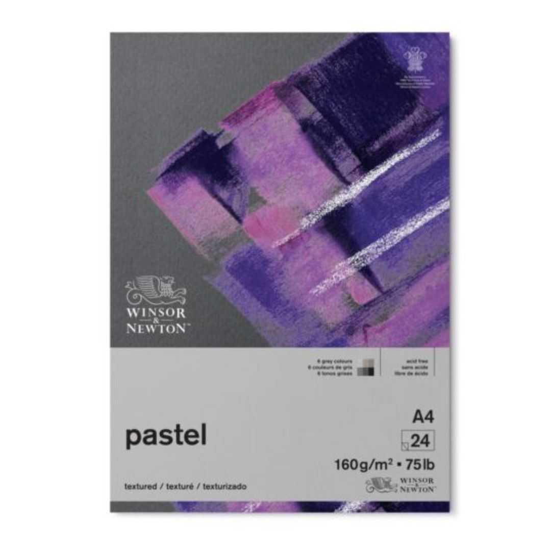 W & N 160g Pastel textured Paper - 6 grey colours