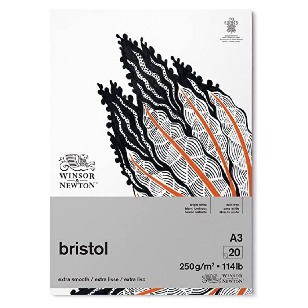 W & N 250g Bristol Extra Smooth Pad A3