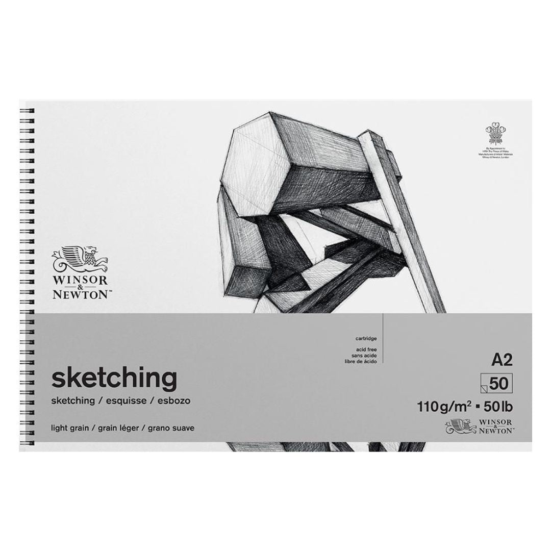 W & N 110g Sketching Light Grain Pad A2