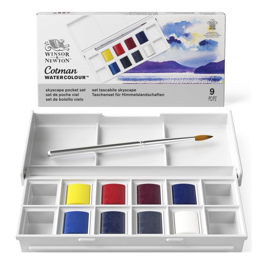 W & N Cotman Watercolour Skyscaoe Pocket Set