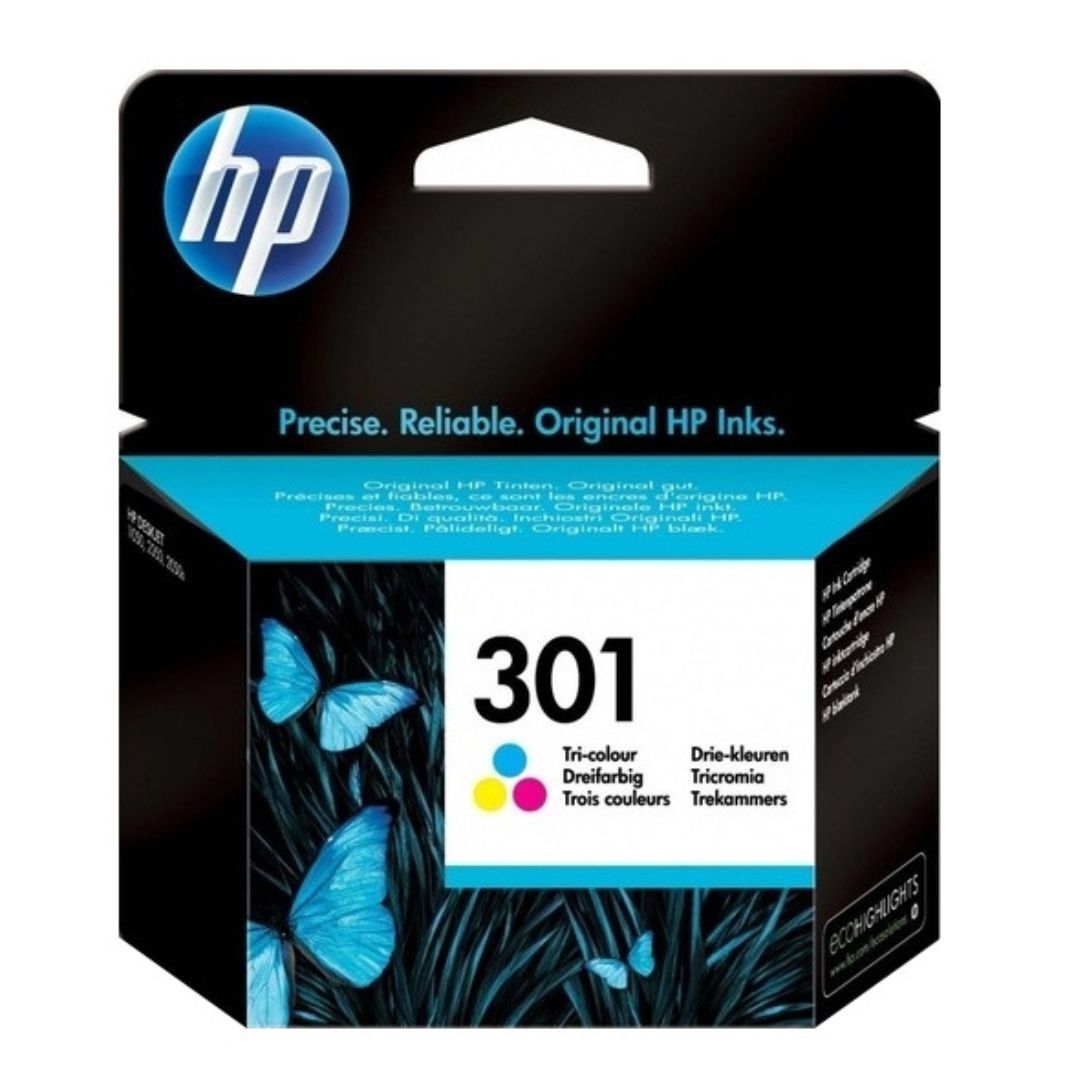 HP Ink Cartidge 301 - Three Colours 150 Pages