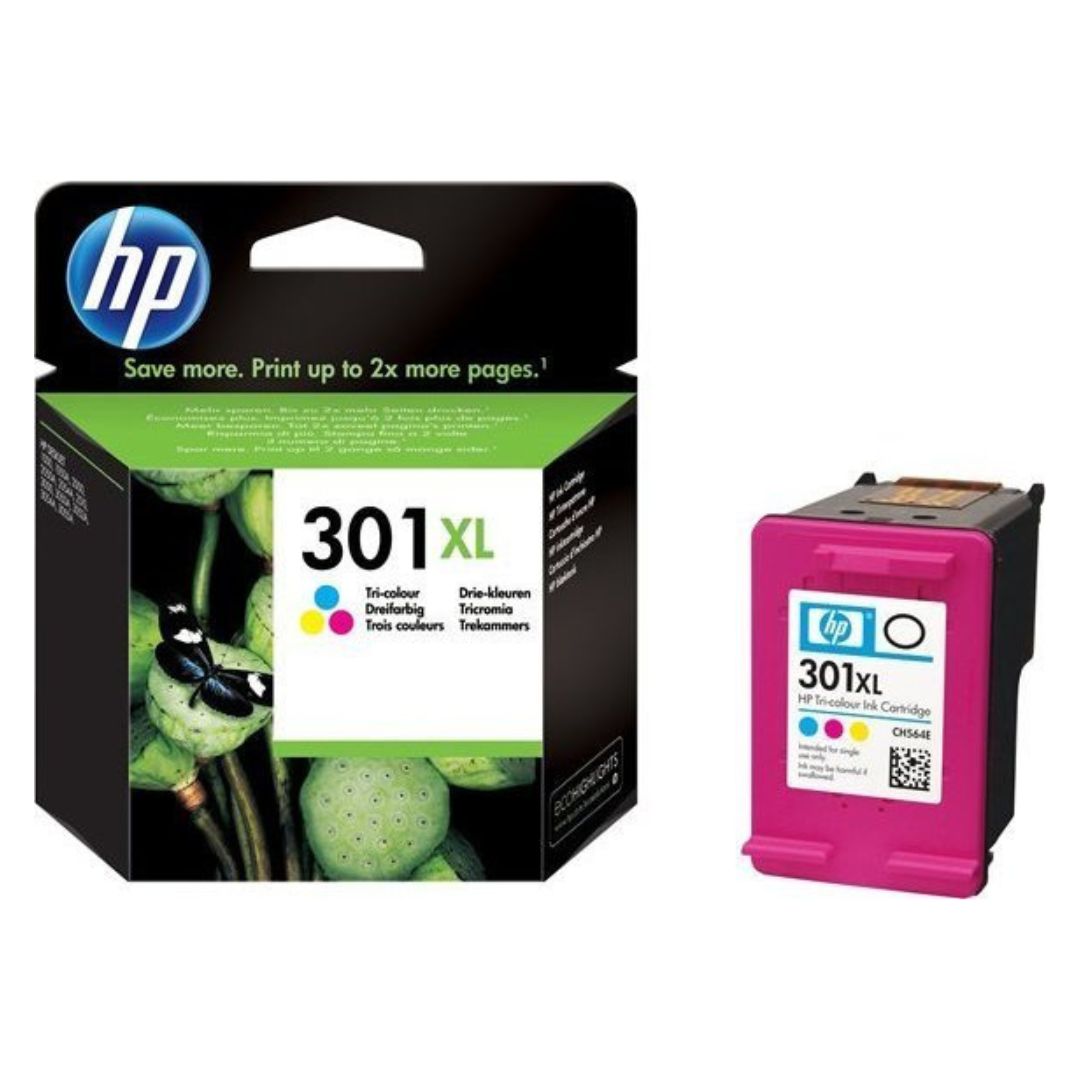 HP Ink Cartidge 301 XL - Three Colours 300 Pages