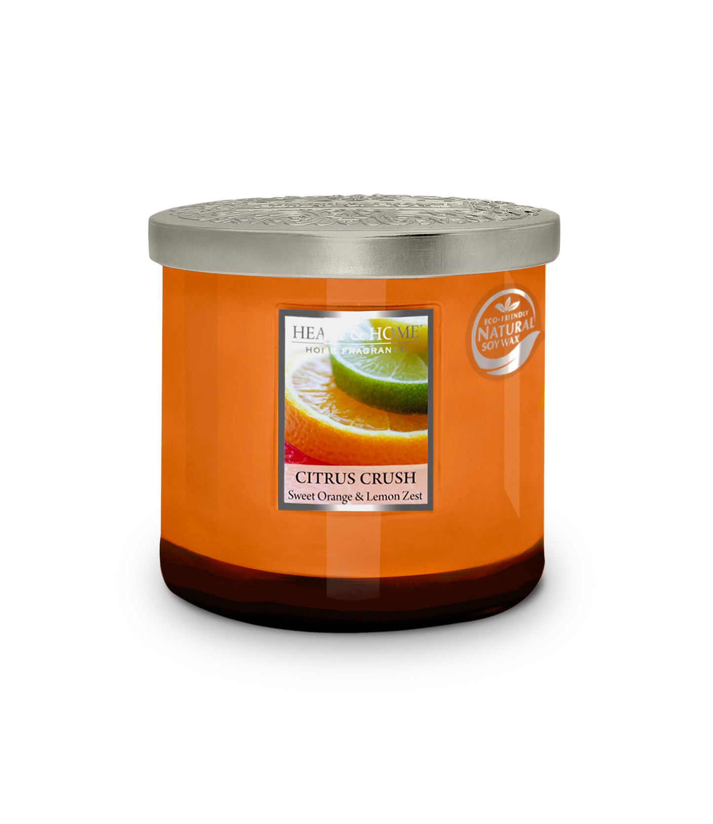 H&H Citrus Crush Two Wick Ellipse Candle