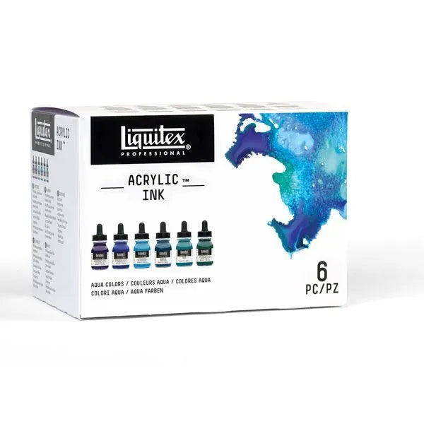 Liquitex Acrylic Ink Set Aqua Colours